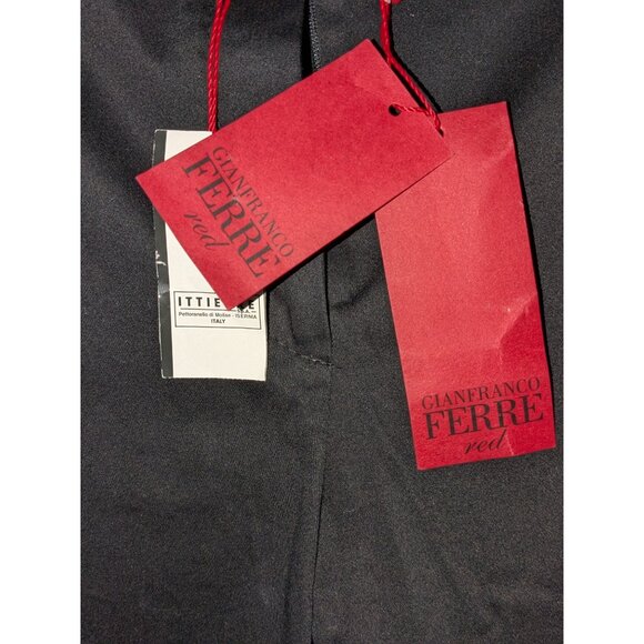 Gianfranco Ferre Womens Black Bootcut Trousers Size 14 NWT - Picture 11 of 13